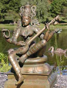 Bronze Saraswati Statue