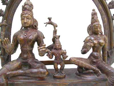 Shiva, Parvati and Skanda