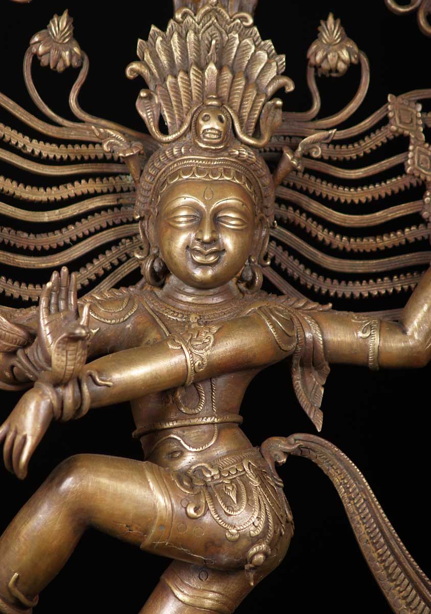 SOLD Bronze Stunning Nataraja Statue 34 5 54b51 Hindu Gods