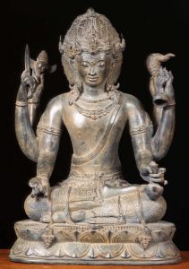 HIndu God Dattatreya statue