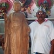 Meet the Bali Wood Artists who carved this statue