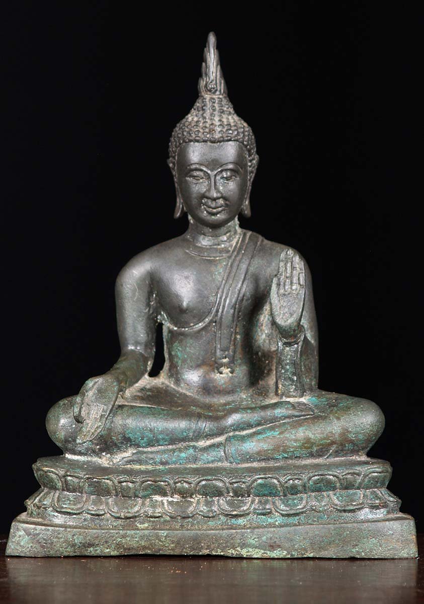 Sold Vitarka And Abhaya Mudra Buddha Statue 9 82t83 Hindu Gods