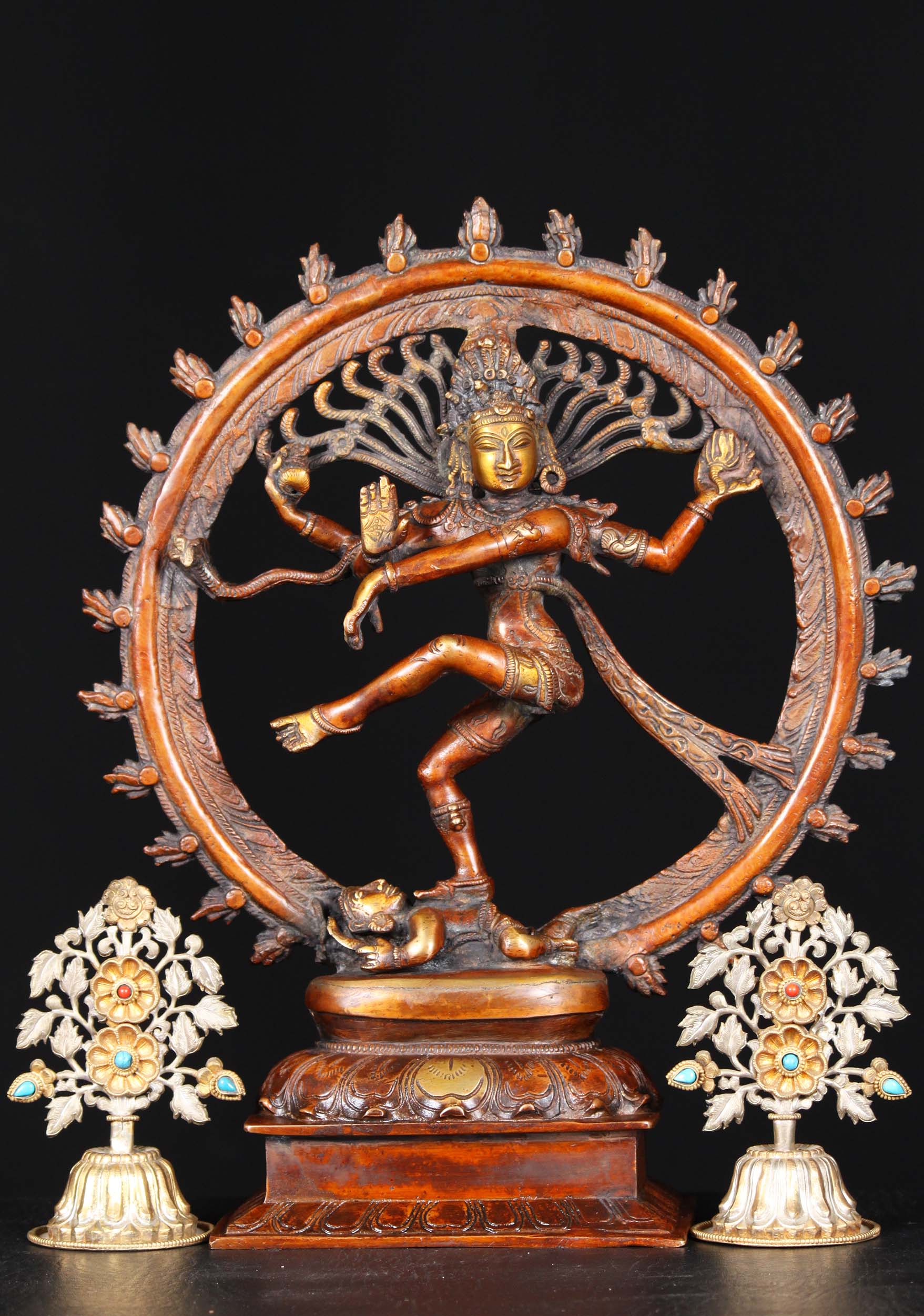 Brass Nataraja Statue 14"