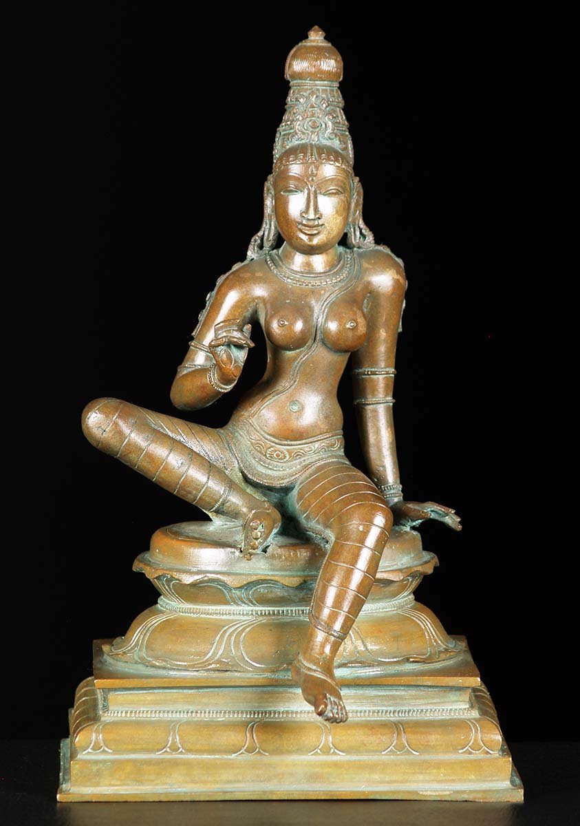 Bronze Bogashakti Statue 11"