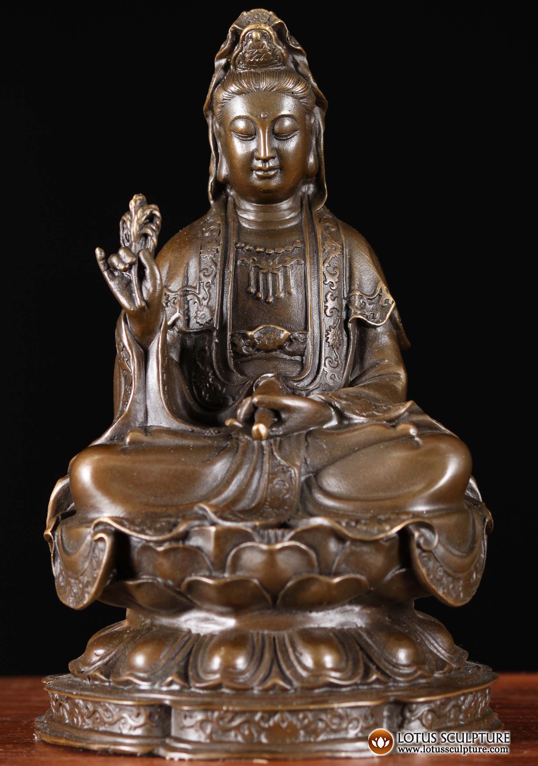 Bronze Kwan Yin Holding Healing Medicinal Willow 8 101cb74 Hindu Gods Buddha Statues