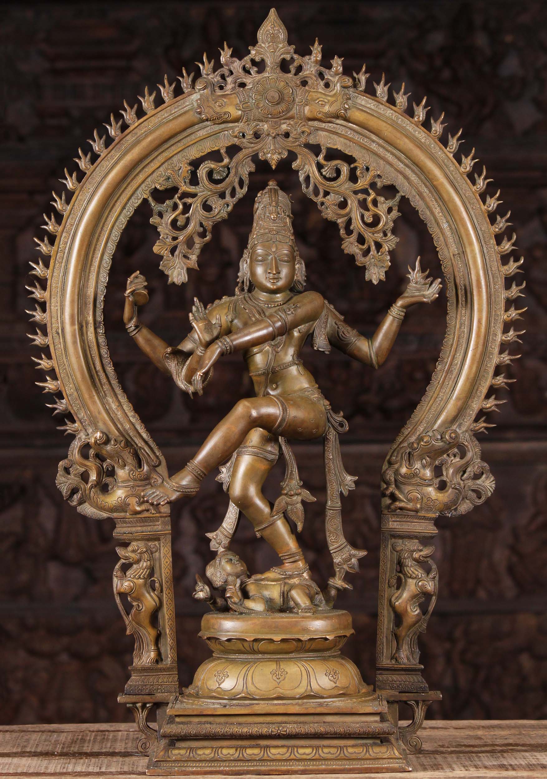 Bronze Masterpiece Dancing Shiva As Lord Nataraja 27"