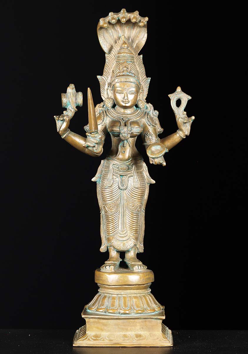 Bronze Shakti Marriaman Statue 20"