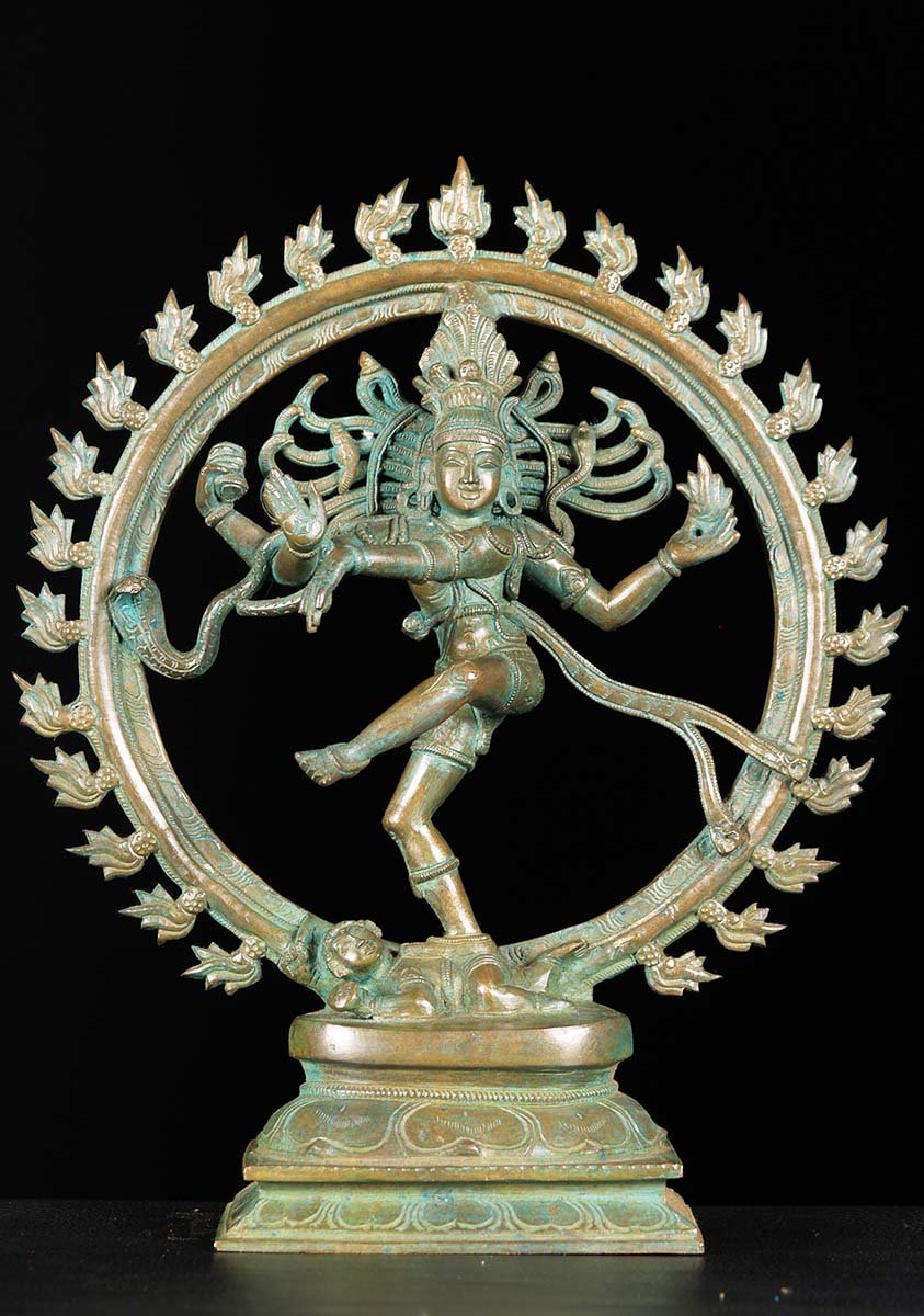 Bronze Shiva Nataraja Statue 13"