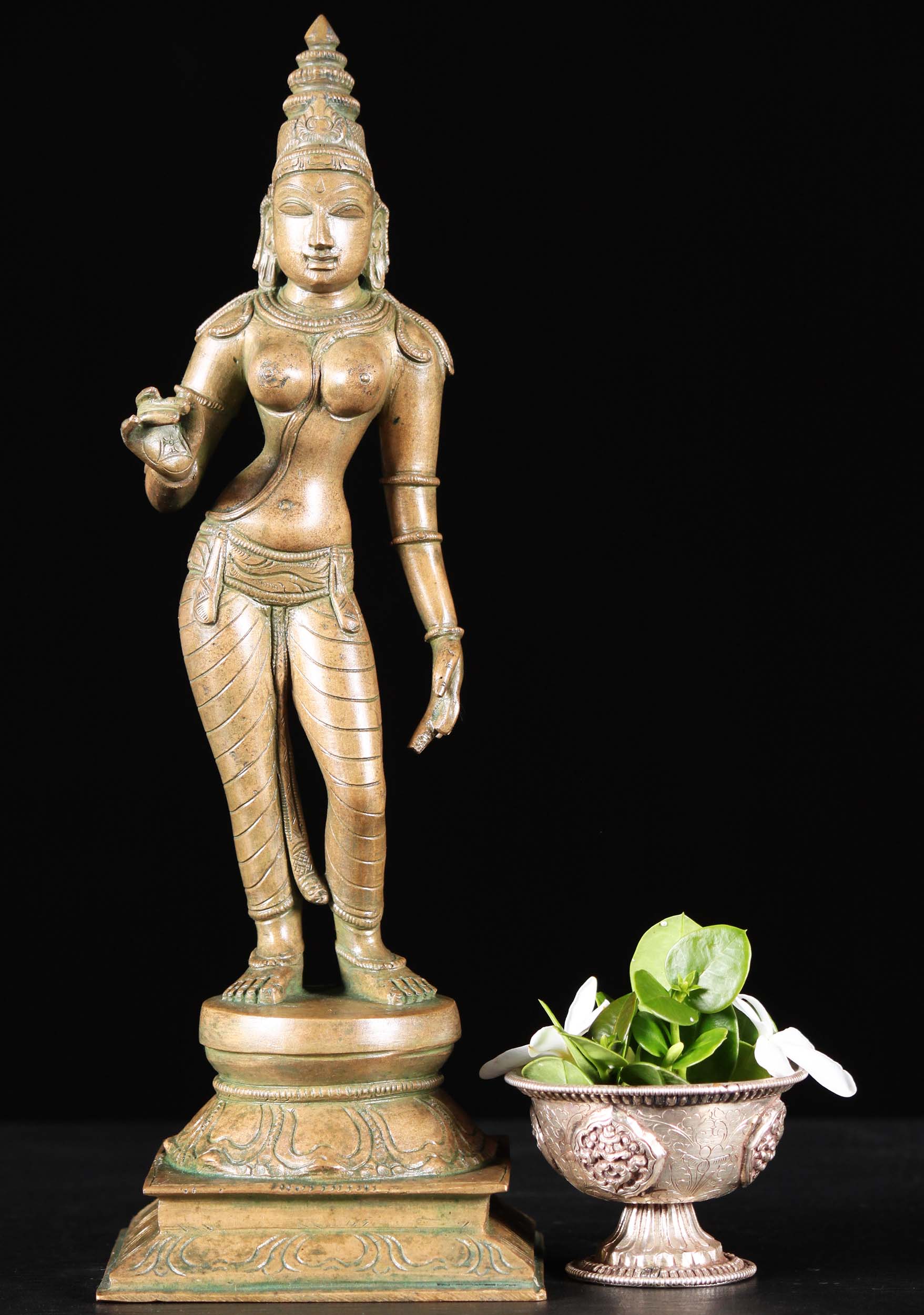 Sold Bronze Shivakami Parvati Statue 12 92b20 Hindu Gods And Buddha Statues