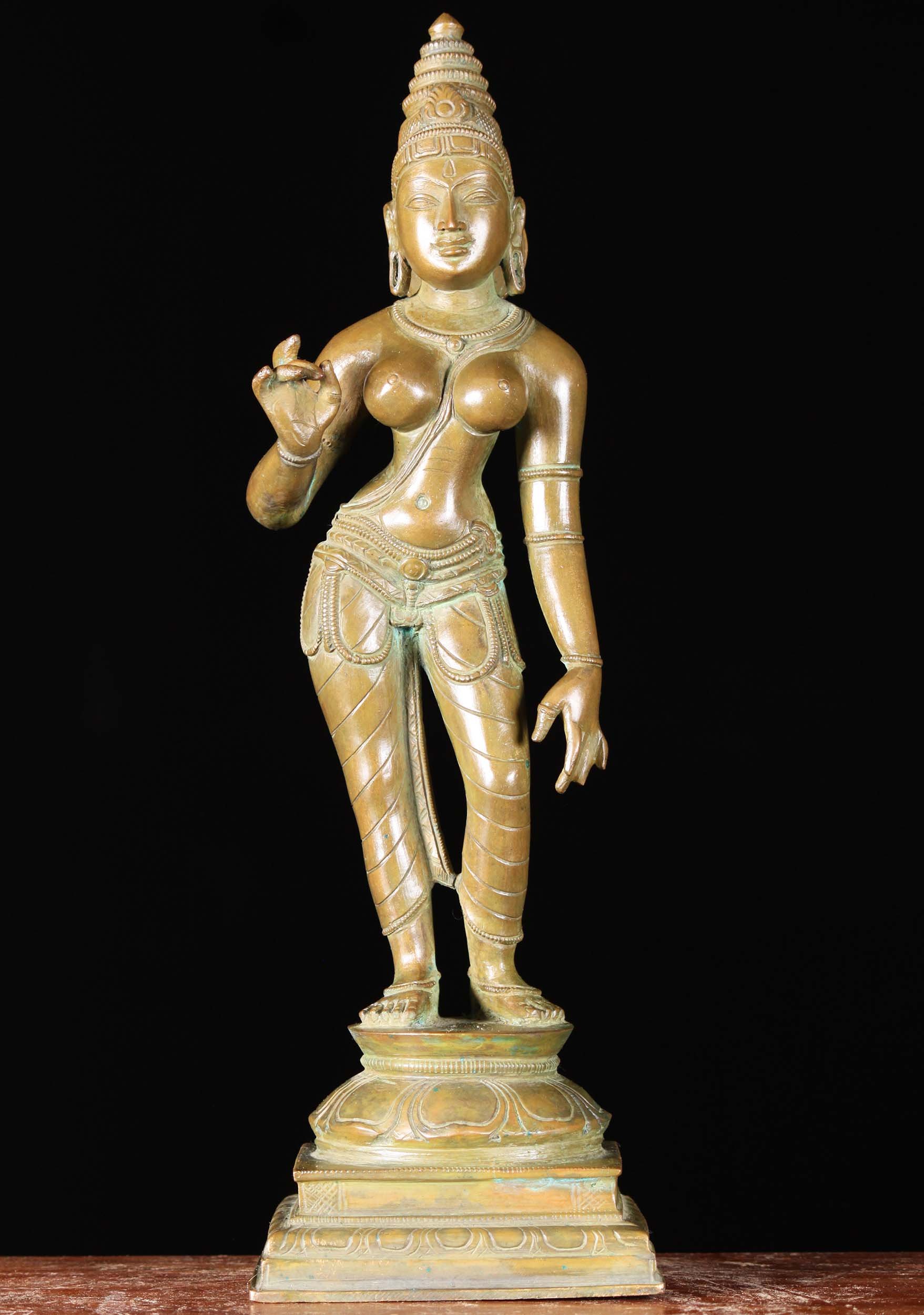 Bronze Shivakami Parvati Statue 14"