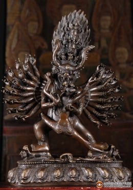 SOLD Yab Yum Shiva Shakti Statue 8.5
