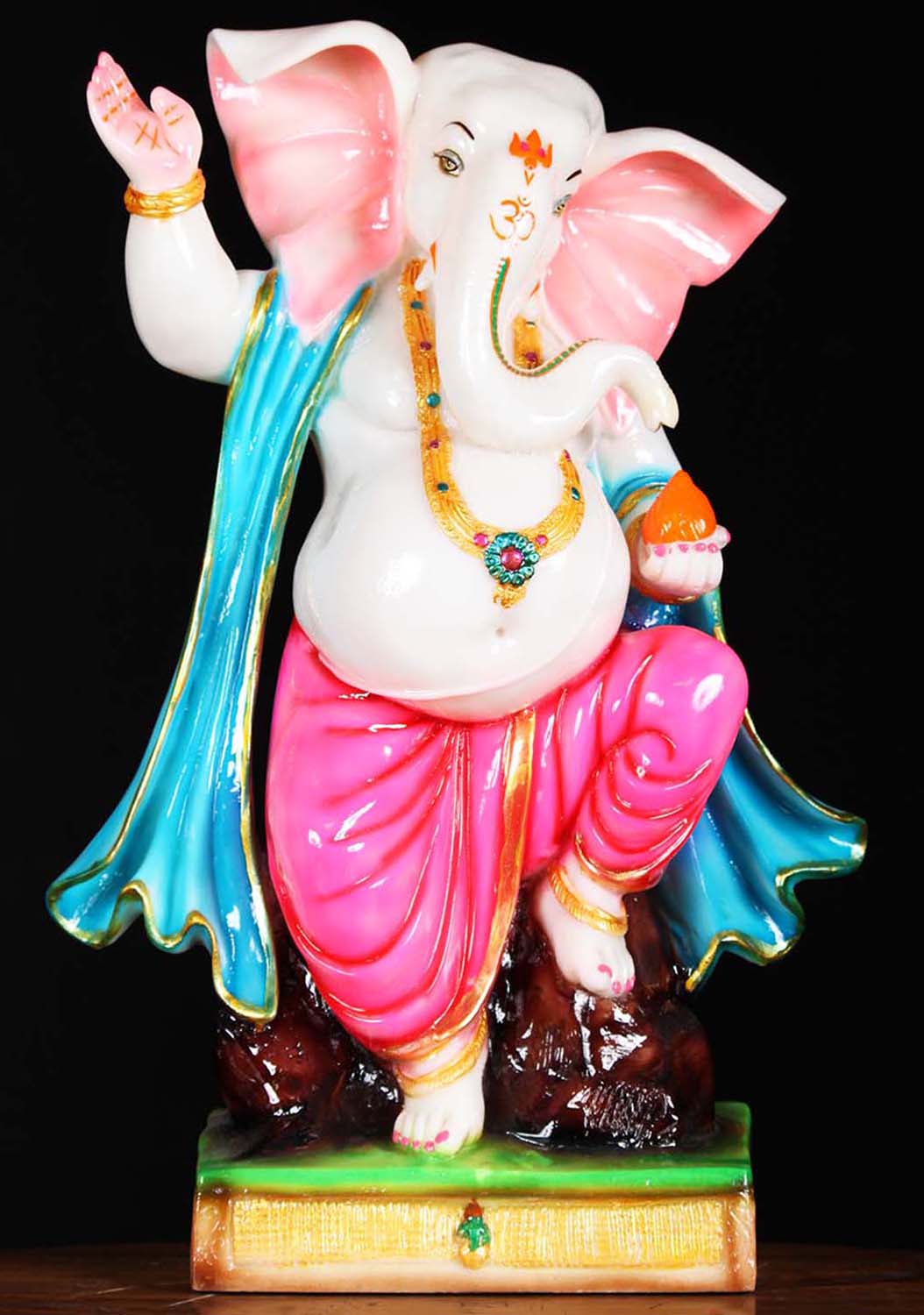 Fiber Dancing Ganesh Statue 20"