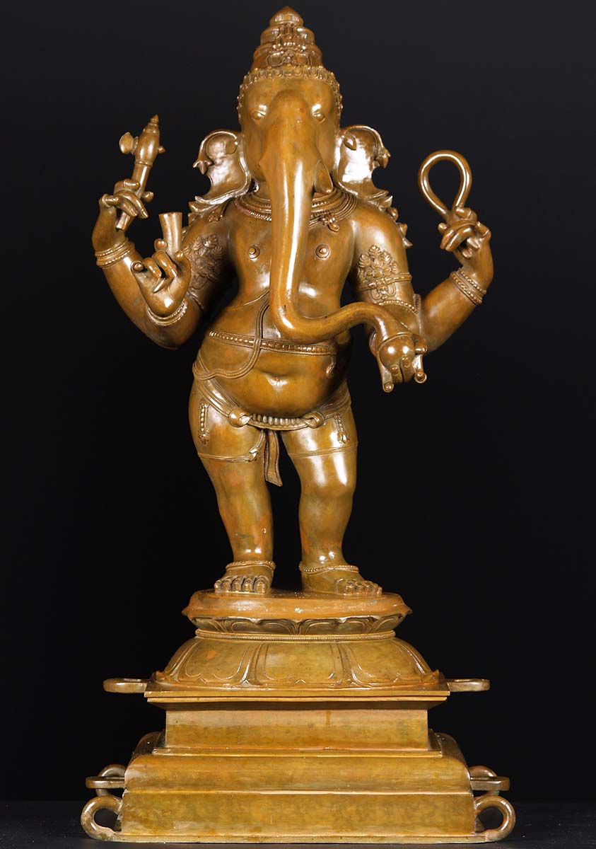 SOLD Cleveland Museum Bronze Ganesha Statue 33