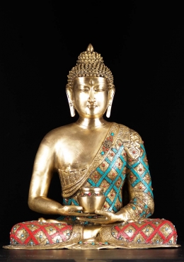 Indian Brass Buddha Statues, Metal India Buddhas | Hindu Gods & Buddha ...