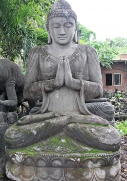 Stone Meditating Garden Buddha Statue 39