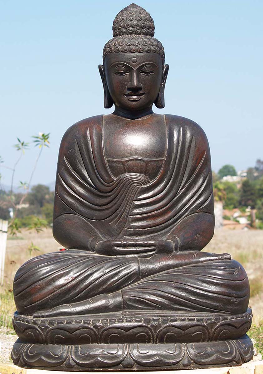 SOLD Meditating Garden Buddha Statue 42