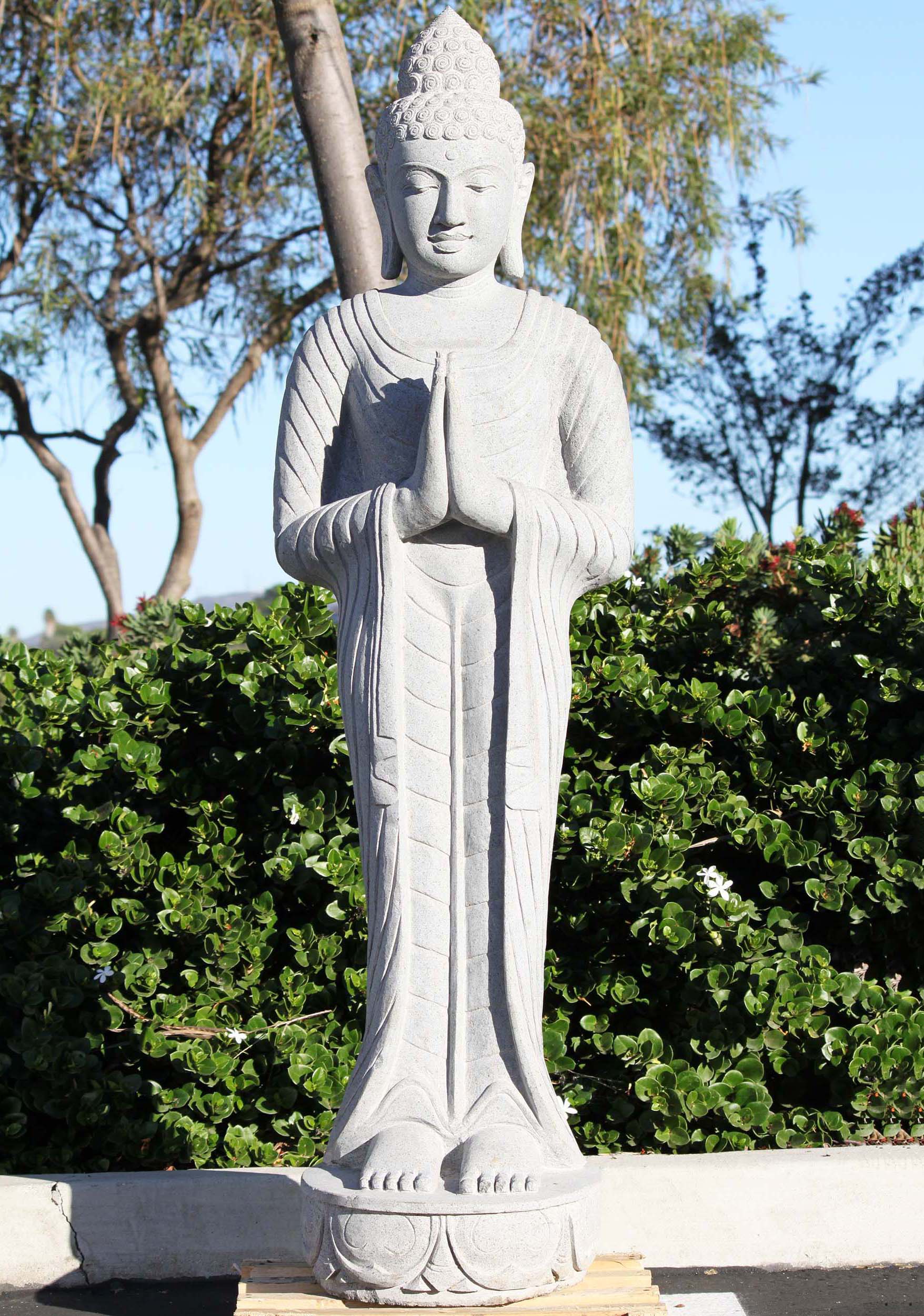 Standing Buddha Namaste Hand Position 58"