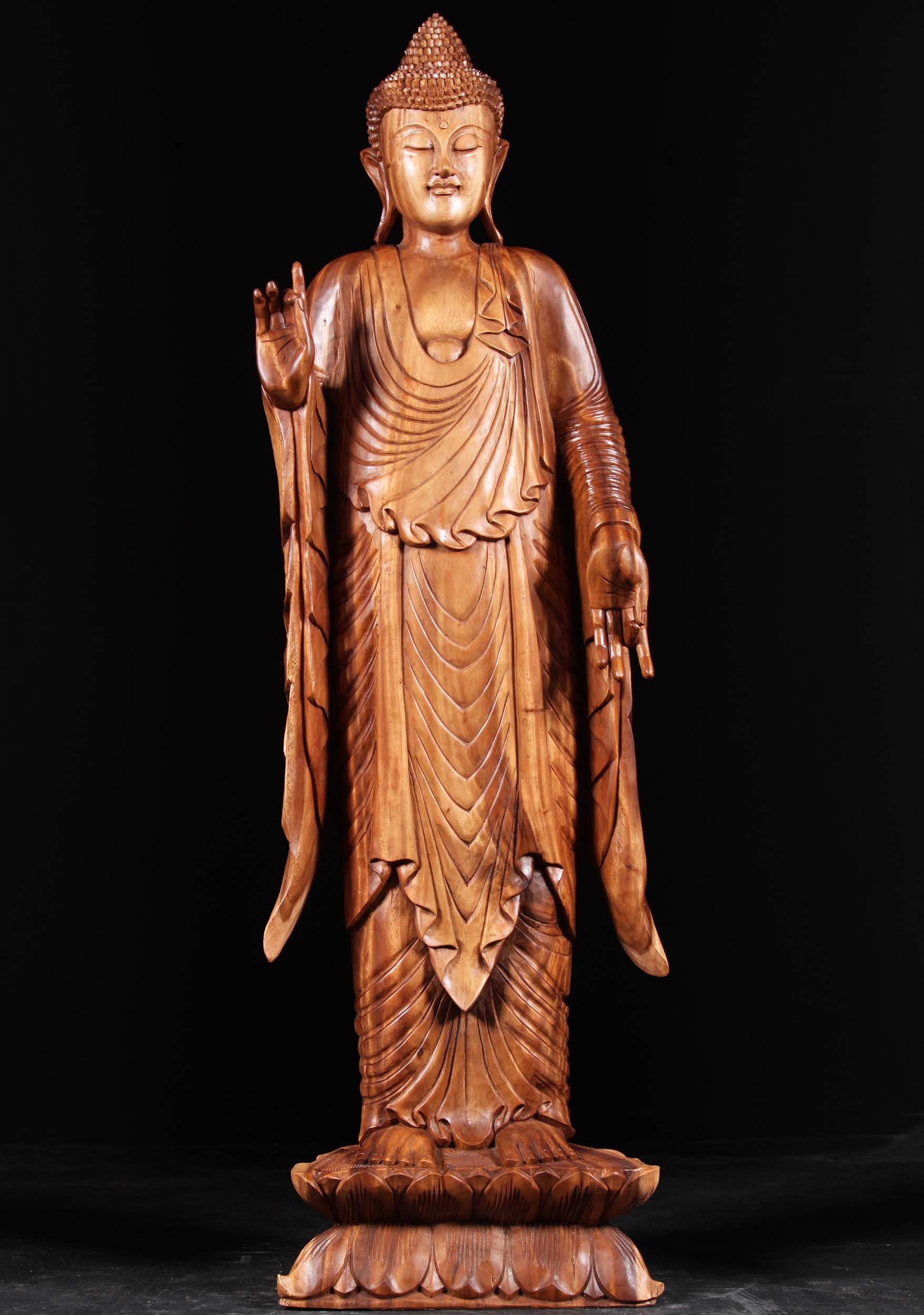 wooden buddha