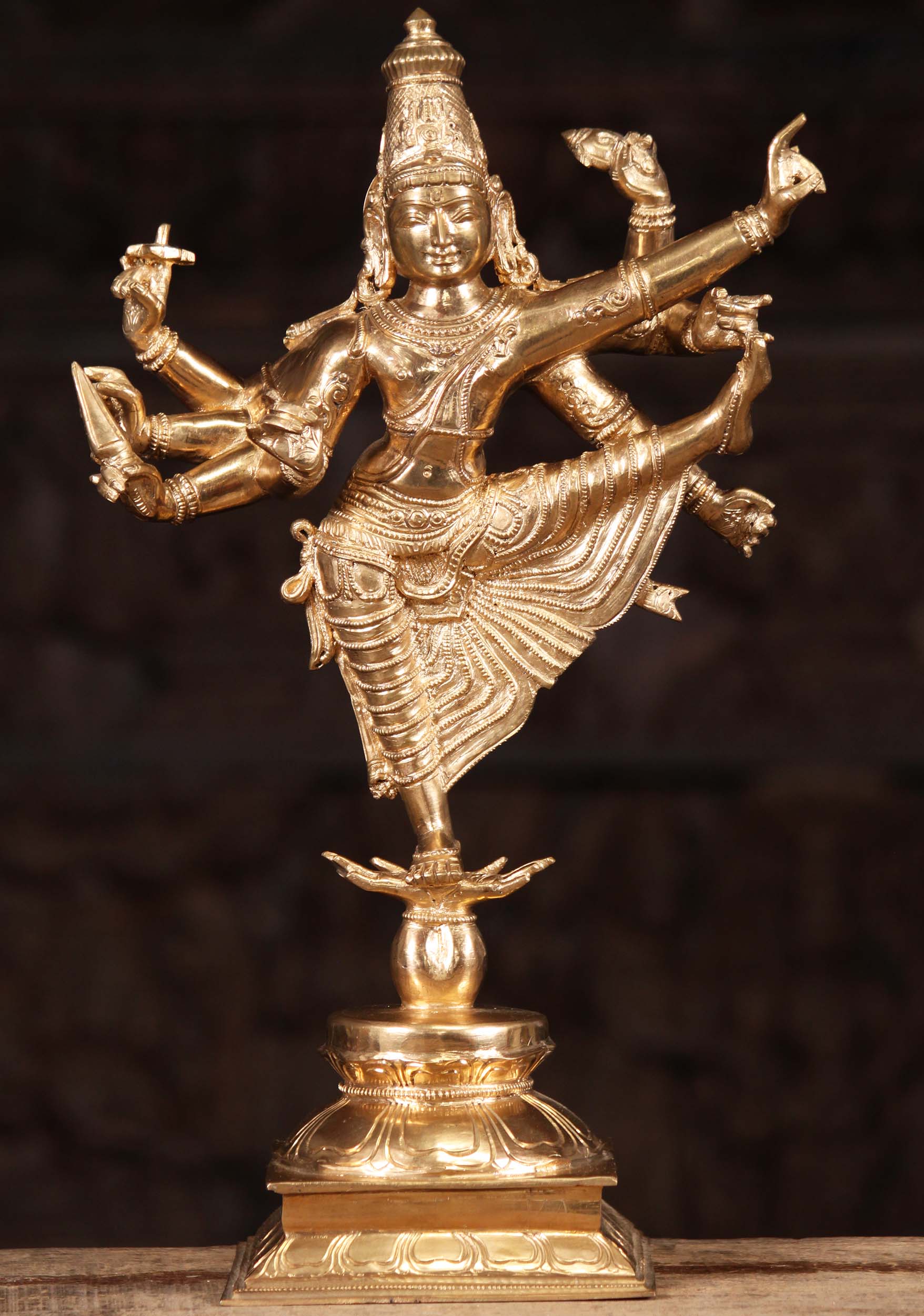 Bronze Vamana Ulagalantha Perumal Statue 16