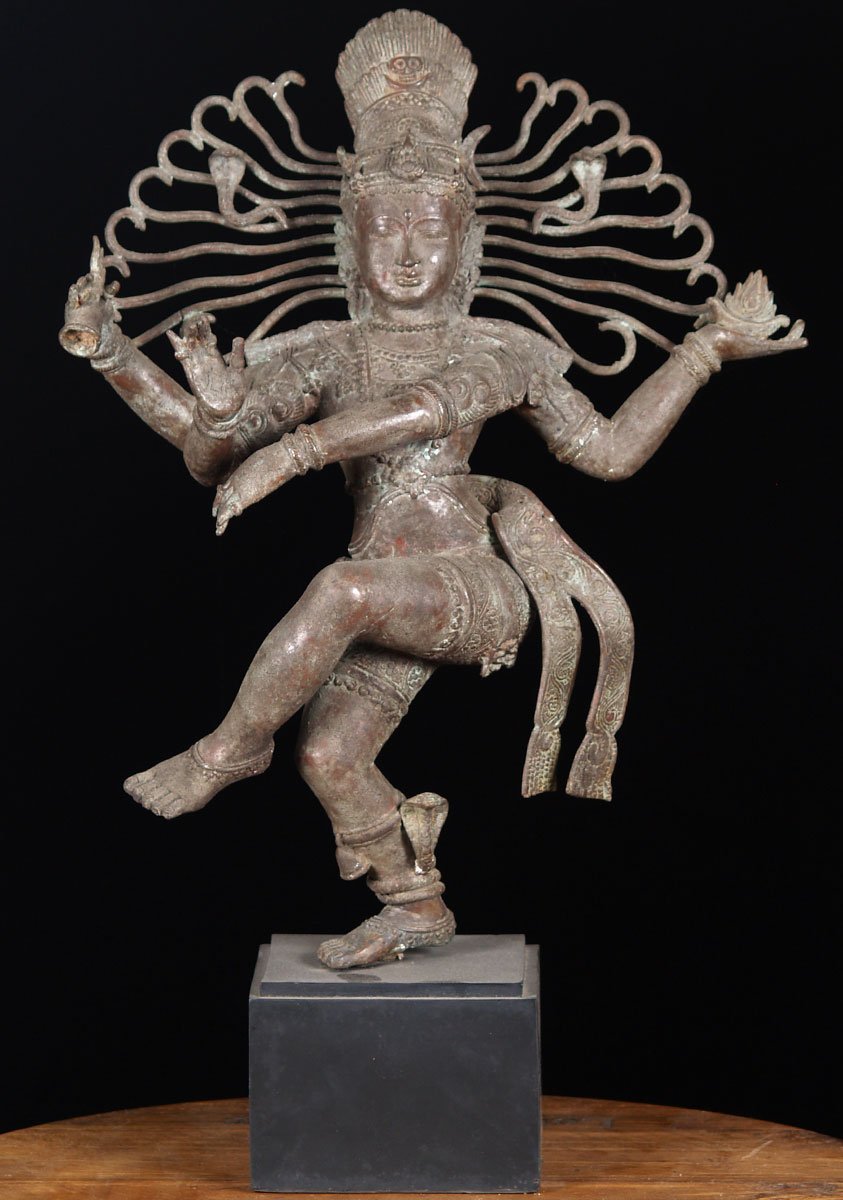 Brass Bali Nataraja Statue 24.5"