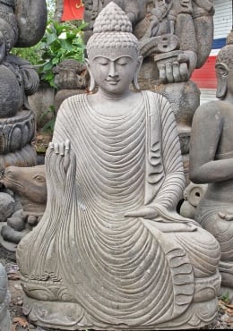 SOLD Praying Garden Buddha Statue 25