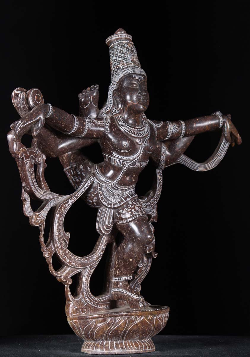 In The Midst Of Laya And Tandava (Made In Nepal) | Exotic India Art