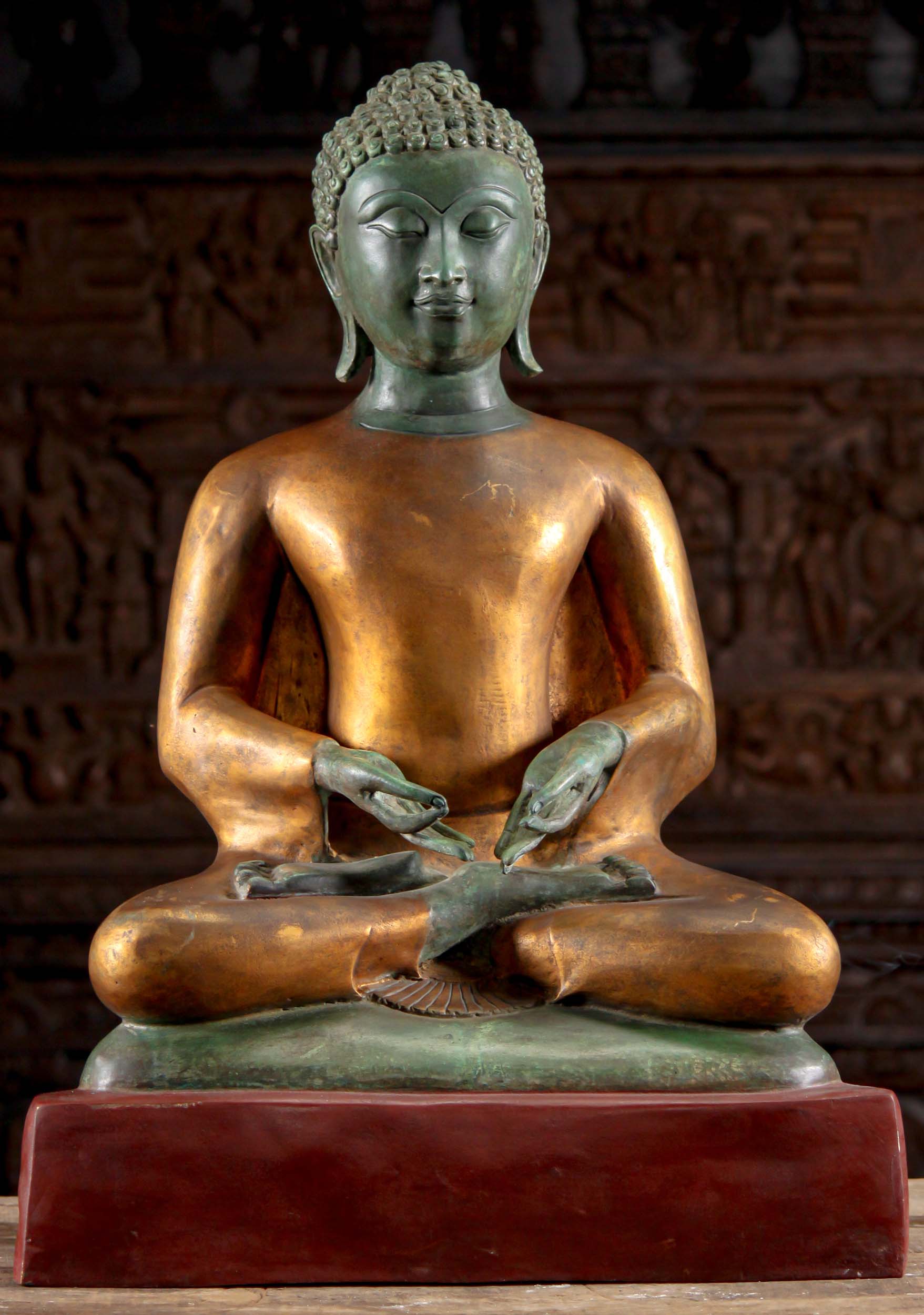 Dharmachakra Buddha Seated in Padmasana 31"