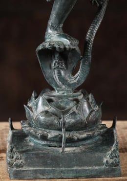 Statuette Bouddha Penseur en Bronze Artisanal de Bali 9cm