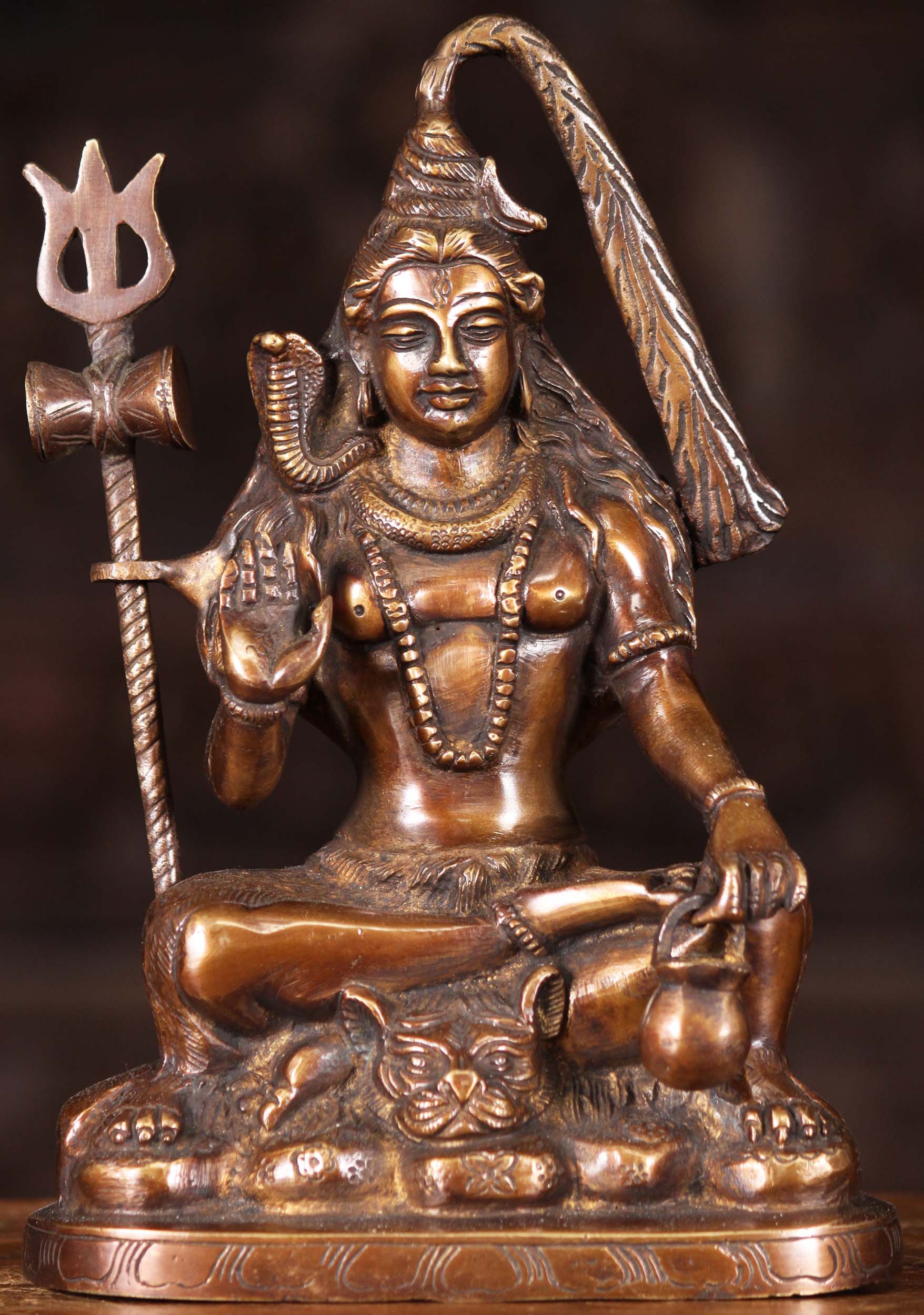 miniature shiva statue