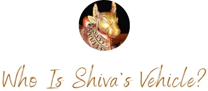 Who is Shiva's vehicle or vahana?