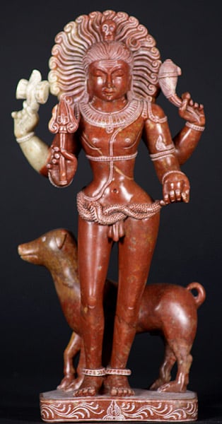 Shiva as the Ascetic Bhiksantana 16.5"