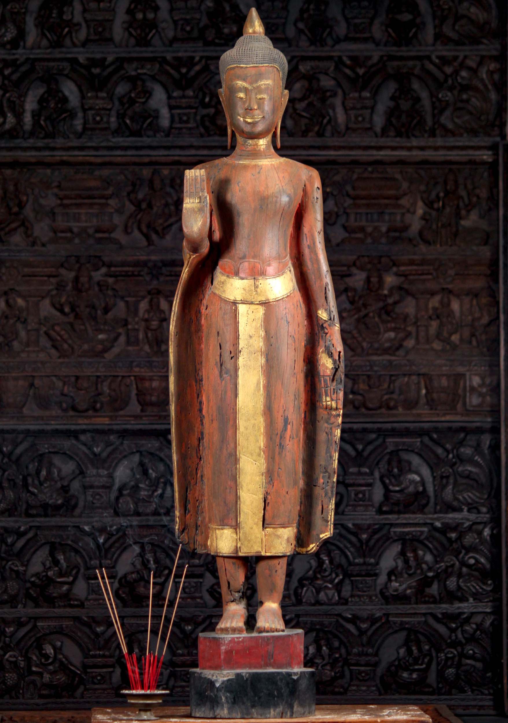 Bouddha Gautama Dhyanā Mudrā - Statue 23 cm