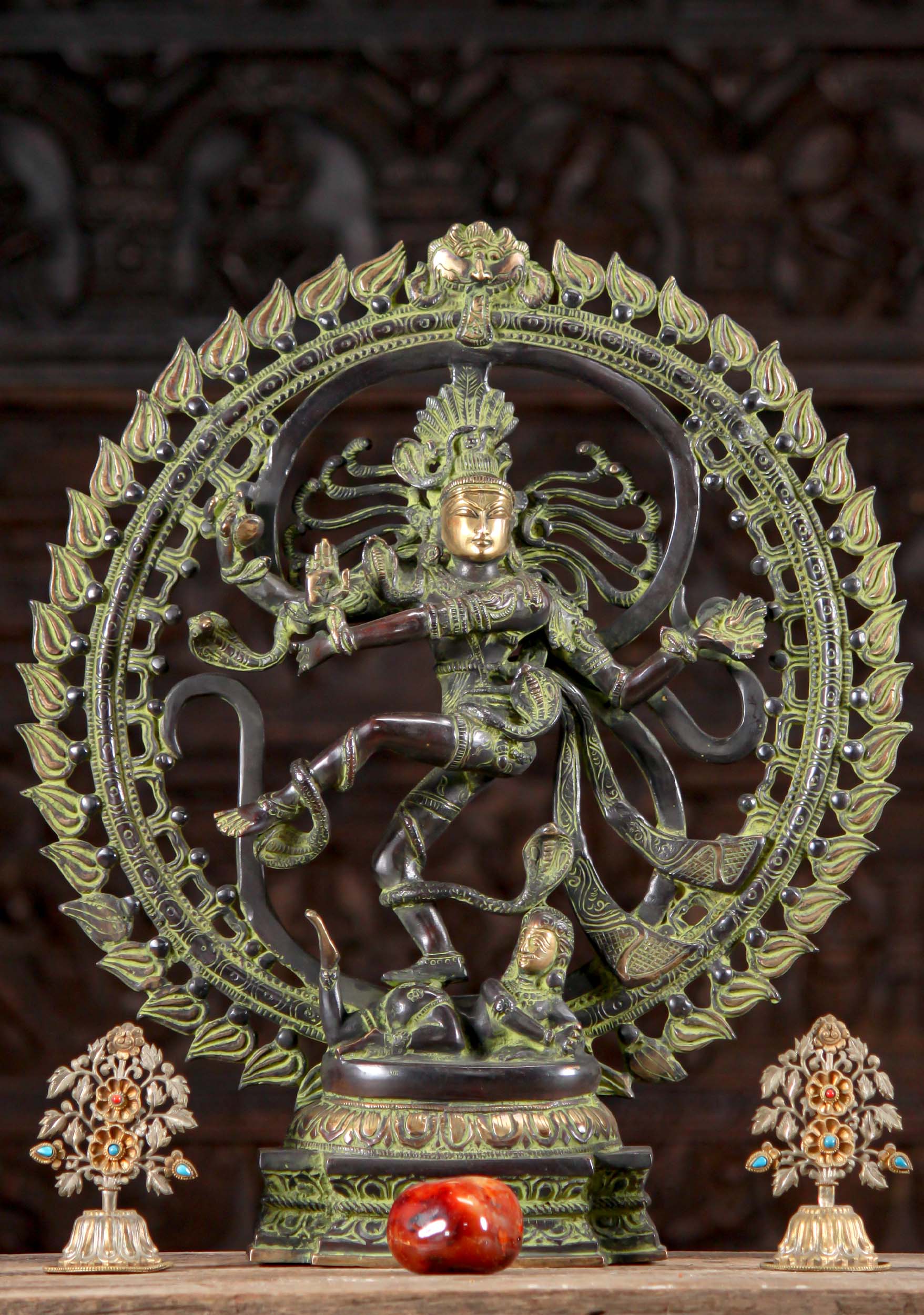 Shiva Nataraja Brass Statue 16 cm