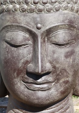 Garden Buddha Statues, Hand Made, One of a Kind, Large Stone Garden Buddha  Sculpture