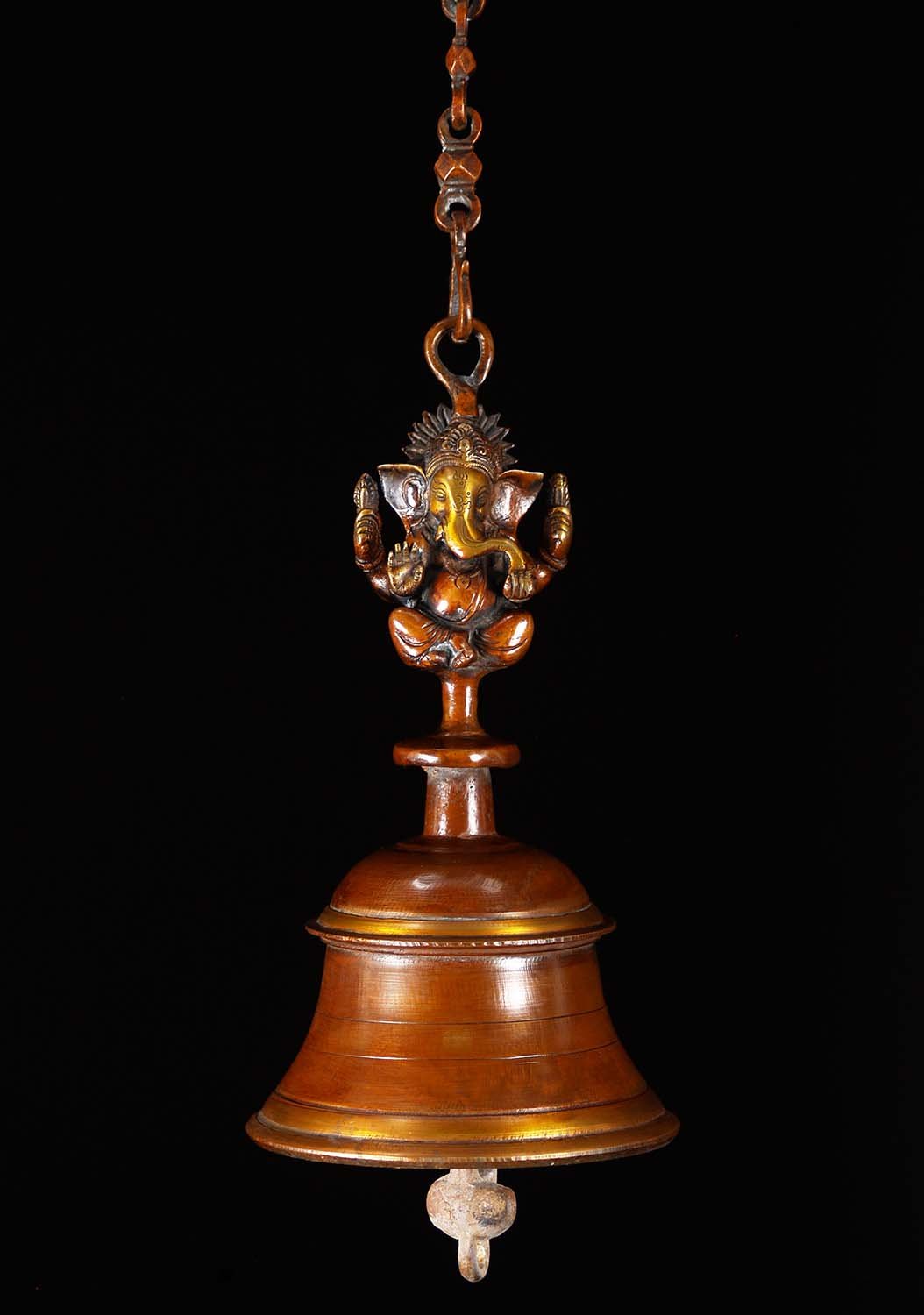 Large Ganesha Puja Bell 34"