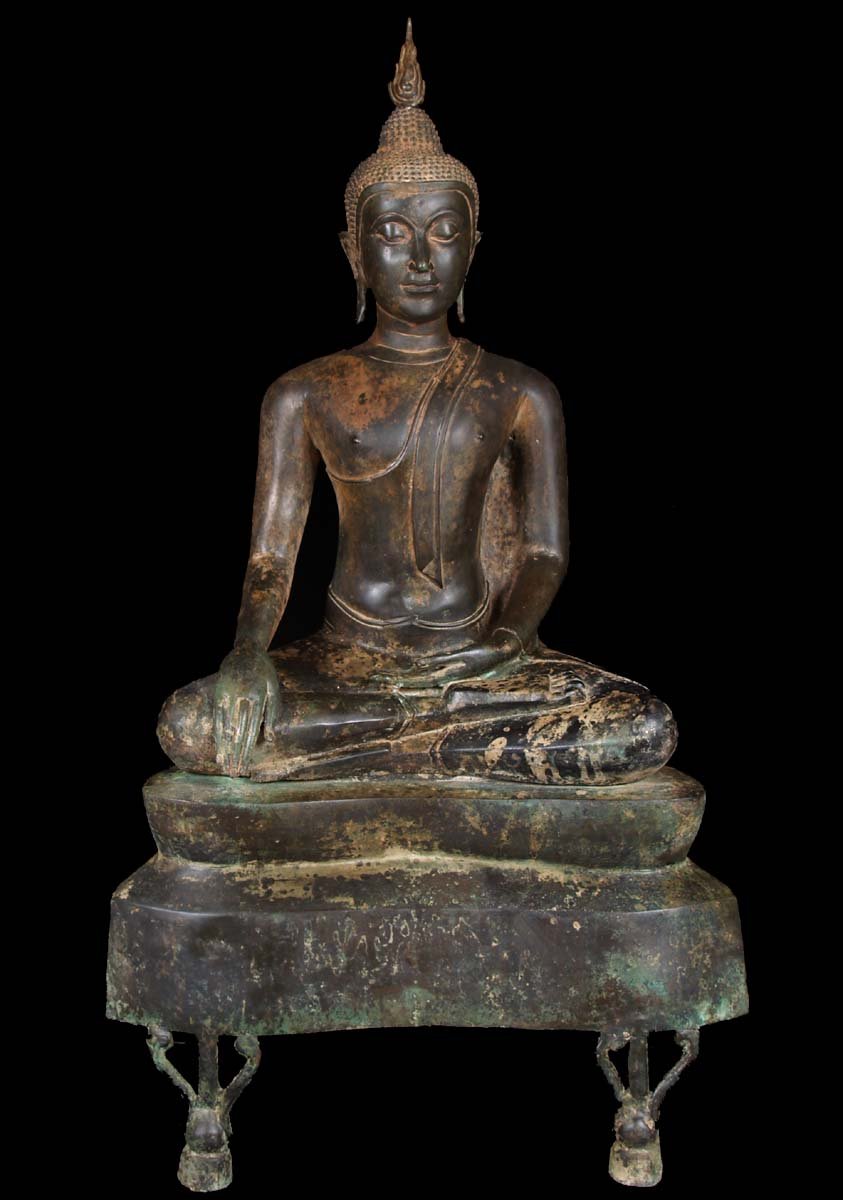 Uttong Earth Touching Buddha 35"