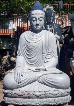 SOLD Stone Garden Buddha Statue 32