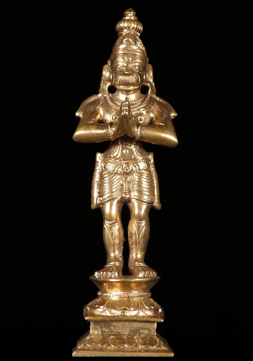 The Loyal Lord Hanuman Bronze Statue 6"