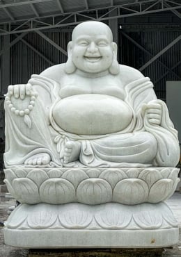 SOLD Large Fat & Happy Buddha Statue 72