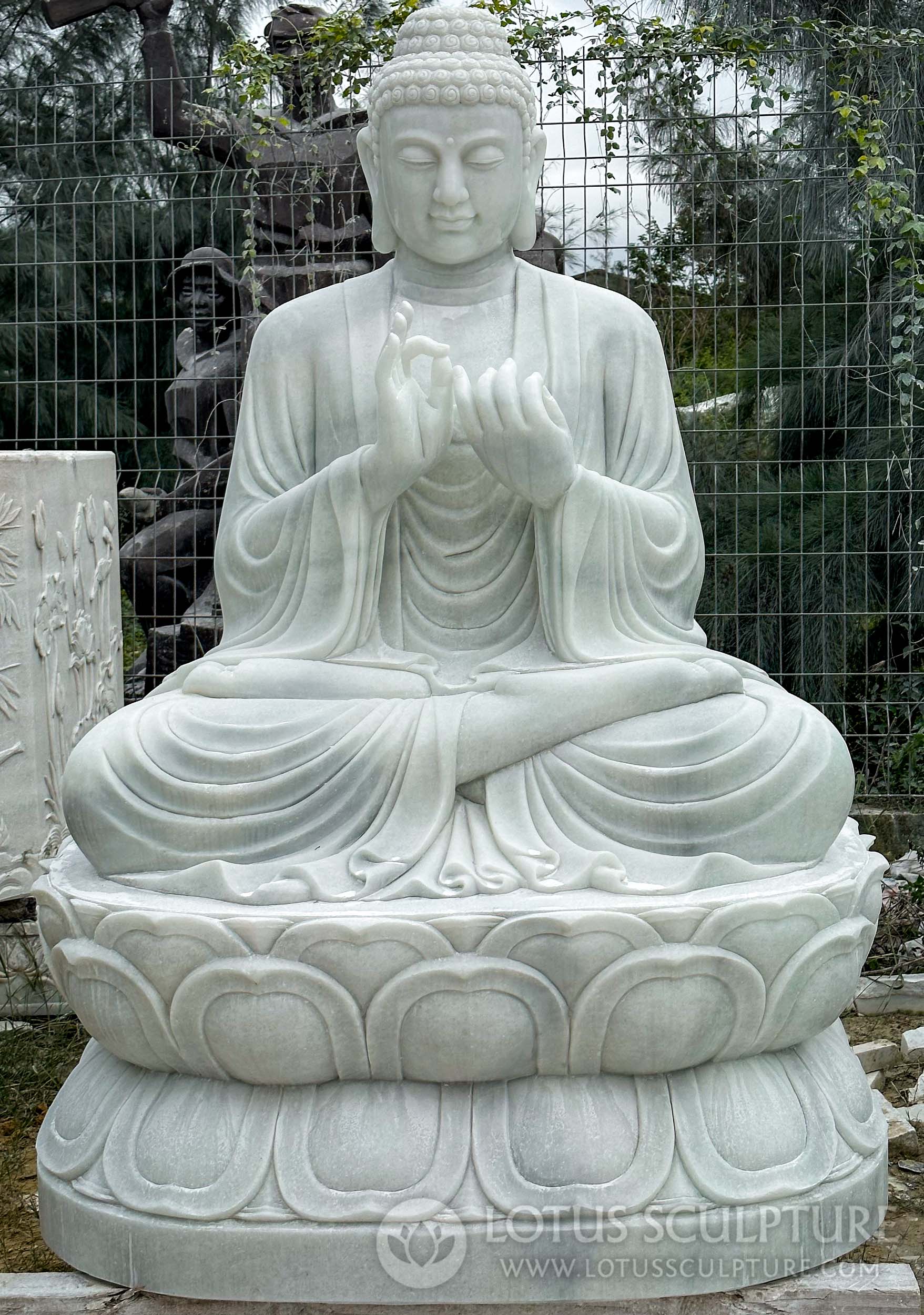Down Payment for Marble Dharmachakra Mudra Buddha Statue 81