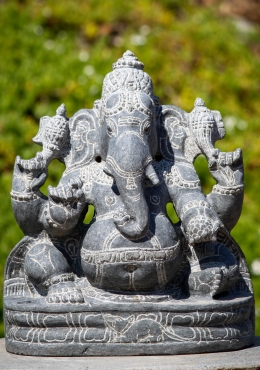 SOLD Stone Garden Ganesh Statue 54