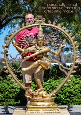Brass Dancing Shiva Nataraja Statue 36 – Routes Gallery