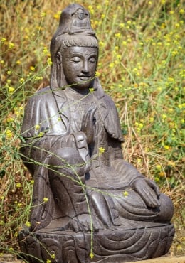 Design Toscano Resting Guan Yin Garden Statue ne210144