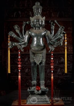 Brass Shiva as Ardhanari Divine Dance Statue: Union of Shiva & Shakti with  Crescent Moon 13