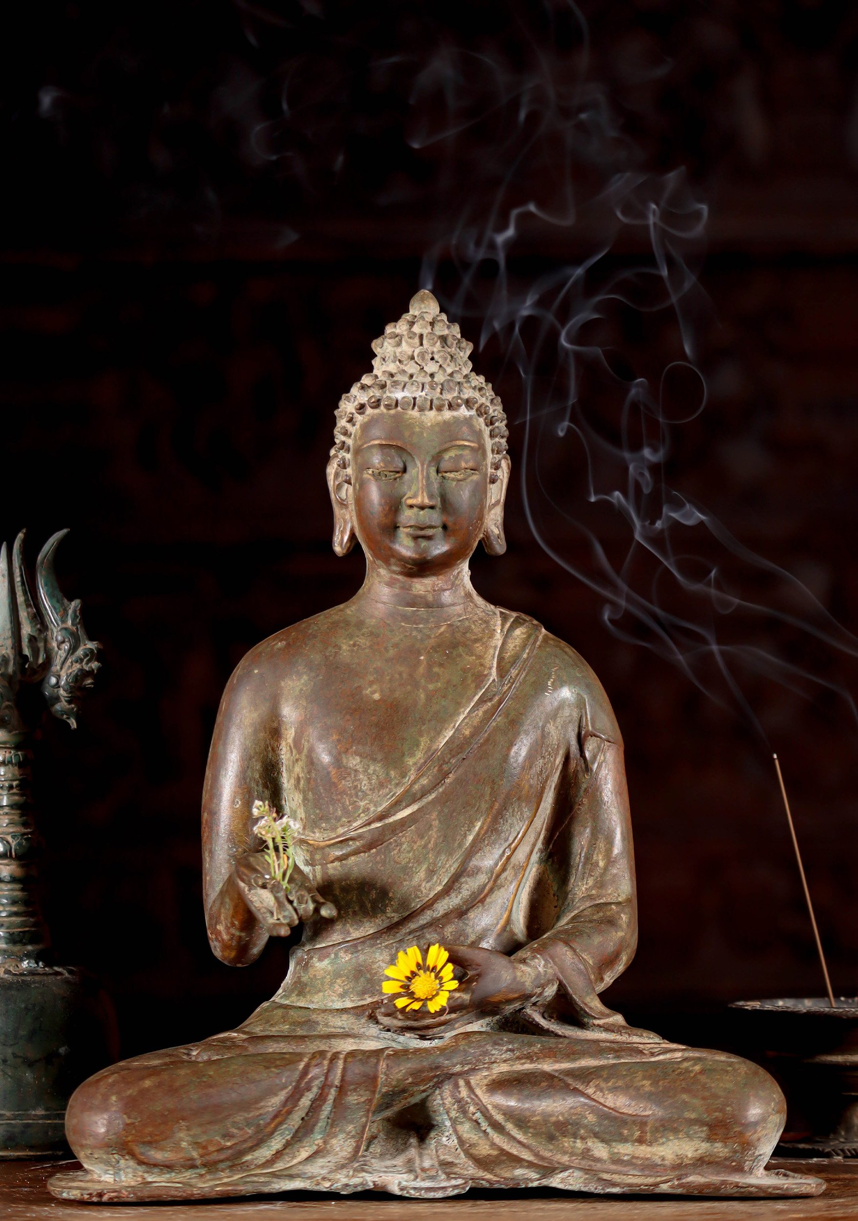 Earth Touching Buddha Statues – Acting from The Space of Wisdom. –  DharmaCrafts