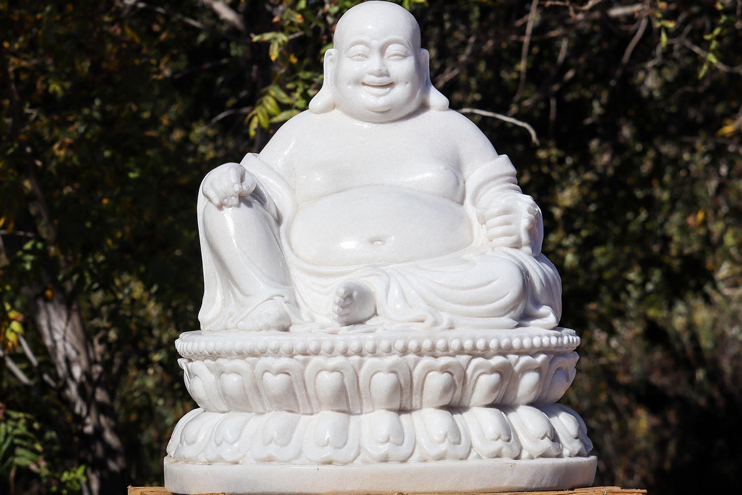 Cheap Buddha Ornament Laughing Buddha Statue Happy Buddha Figurine for  Unique Gift Home Office Decorations | Joom