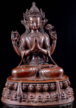 Handmade Happy Laughing Buddha Statue Buddhism Copper Brass hot Tibetan Buddhist Antique Nepal