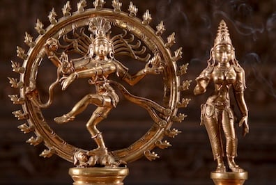 One-of-a-kind South Indian Panchaloha Bronze Murtis Hindu gods