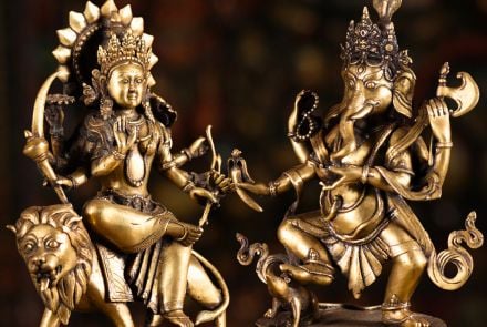 Nepalese Brass & Iron Statues