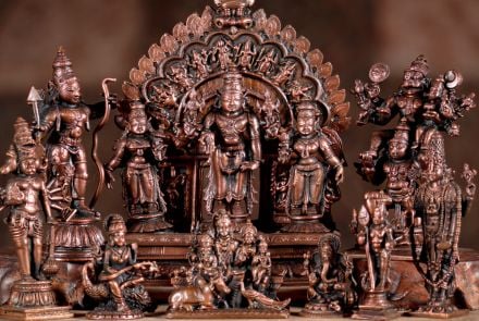 Small Hindu Copper Murtis